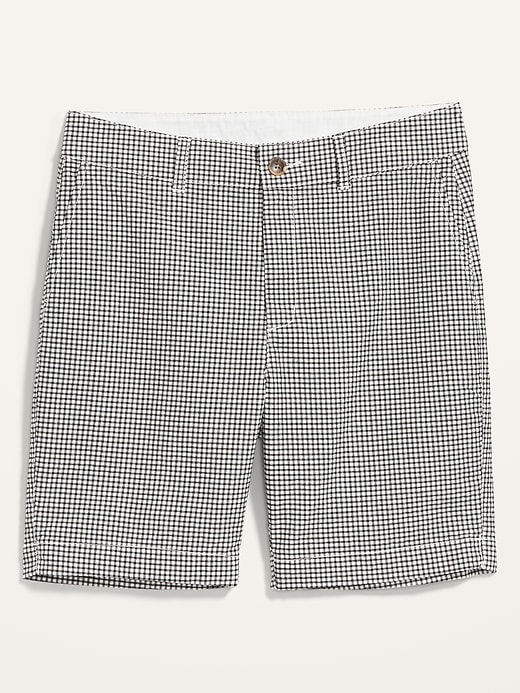 Image number 1 showing, High-Waisted Gingham Seersucker Everyday Shorts for Women -- 7-inch inseam