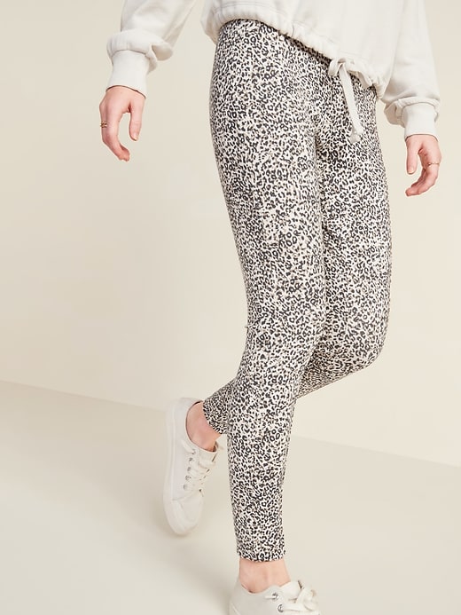 Image number 4 showing, High-Waisted Stevie Ponte-Knit Printed Pants