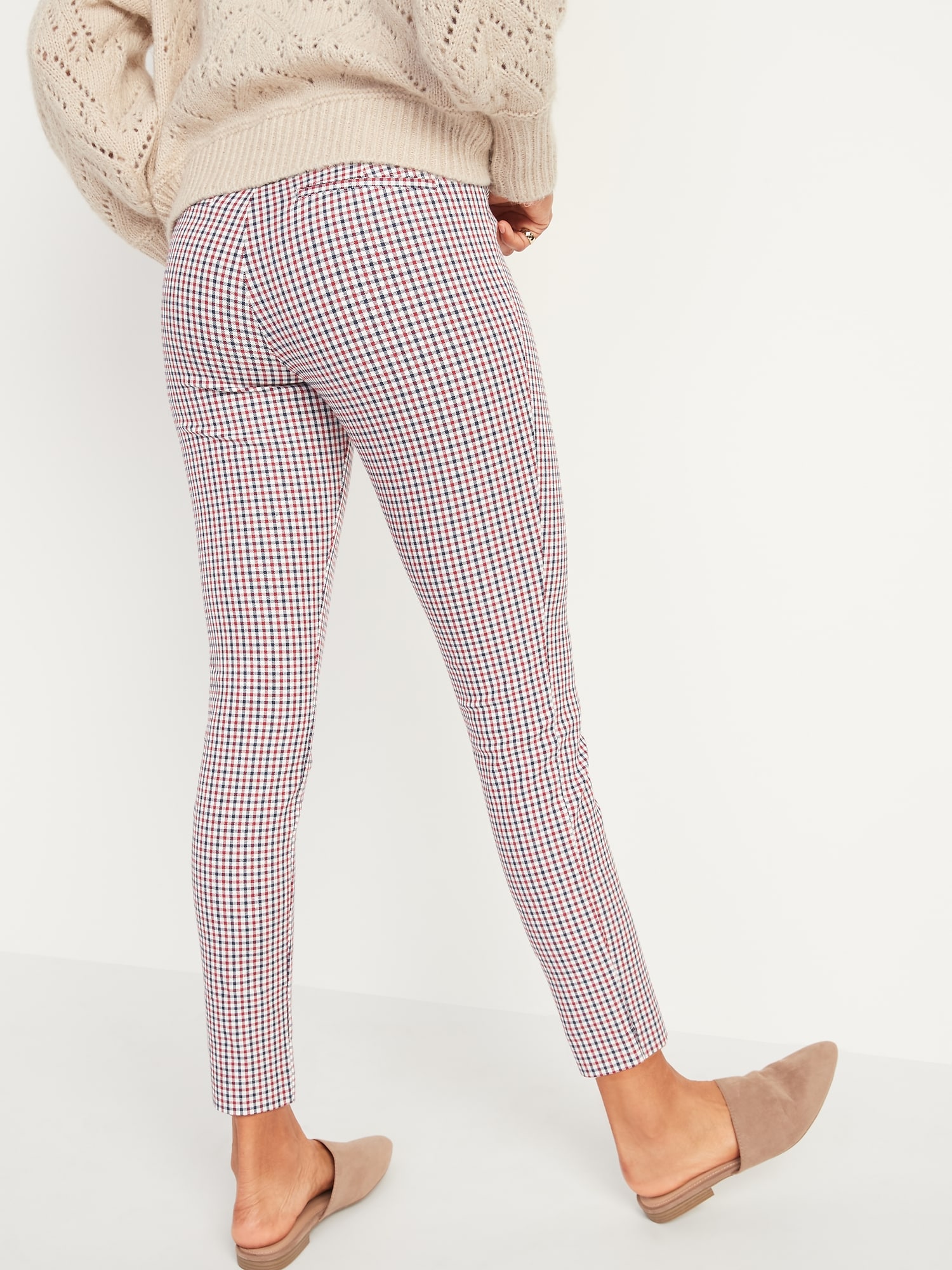 Old Navy Women's High Rise Pull On Pixie Skinny Pants