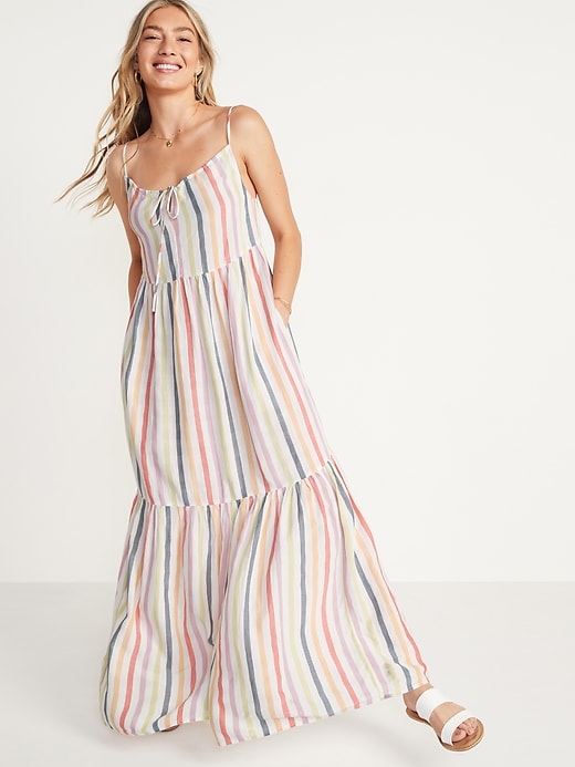 Image number 5 showing, Tiered Maxi Swing Sundress for Women