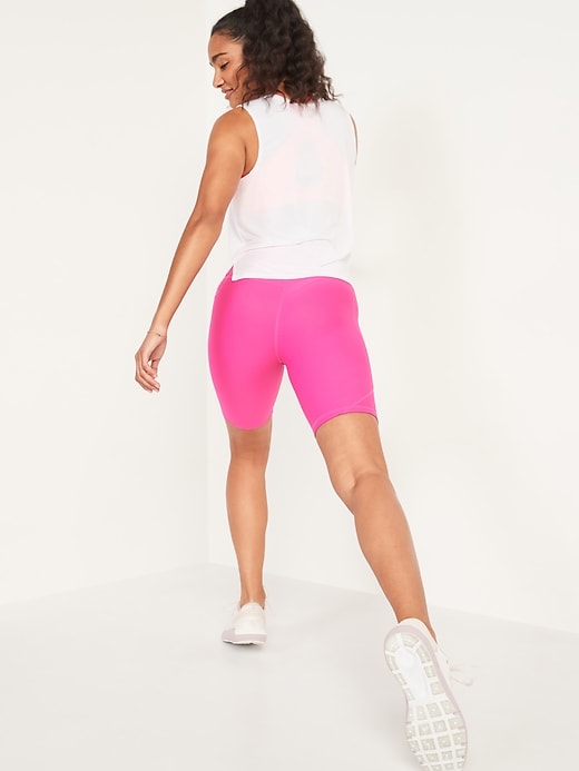 Image number 6 showing, High-Waisted PowerSoft Biker Shorts -- 8-inch inseam