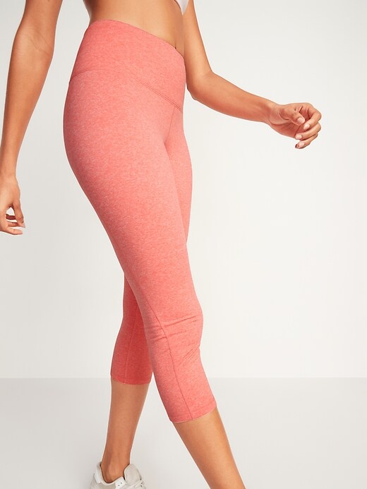 Image number 5 showing, High-Waisted CozeCore Crop Leggings for Women