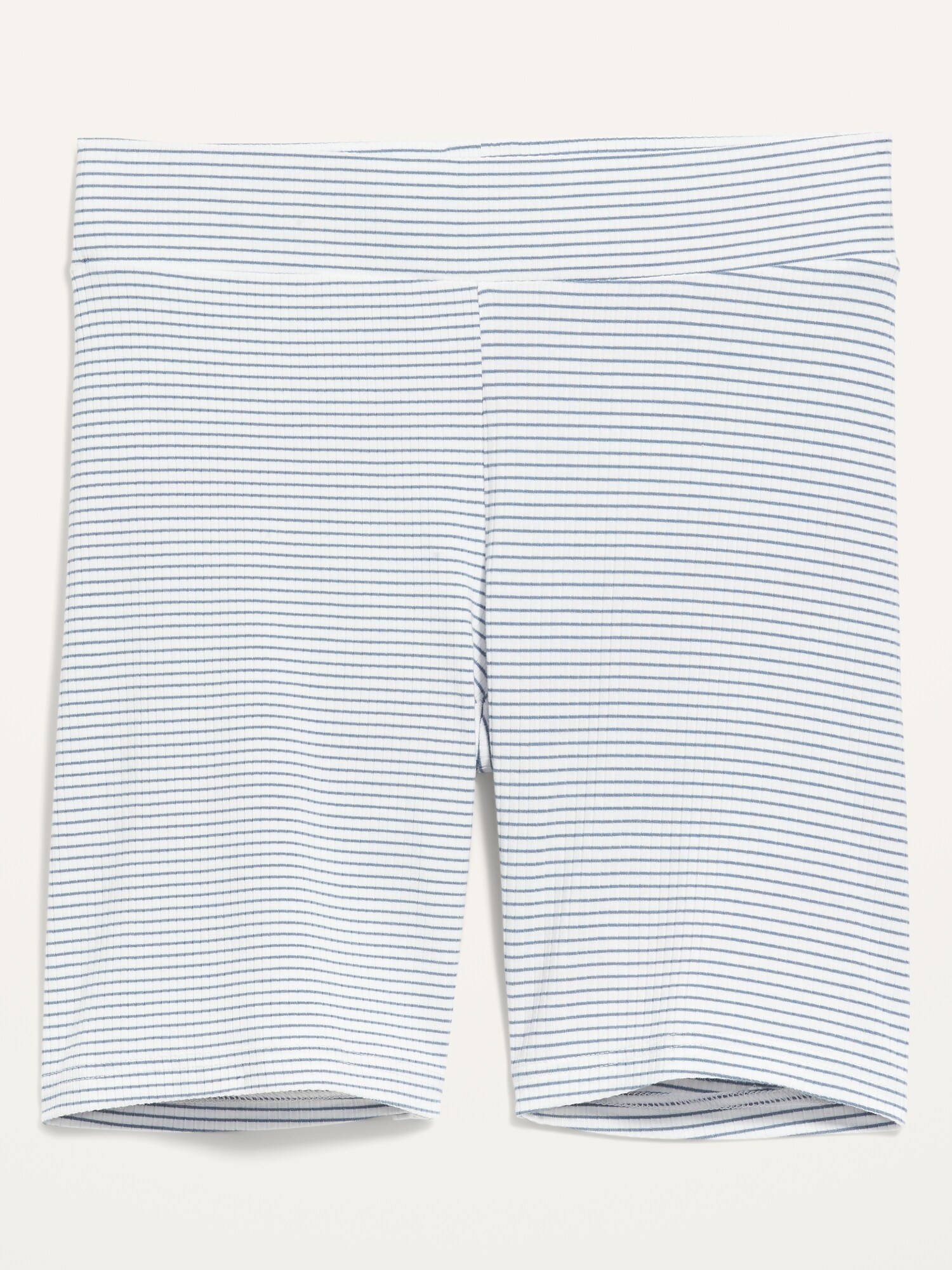 HighWaisted Sunday Sleep RibKnit Biker Shorts for Women 7inch