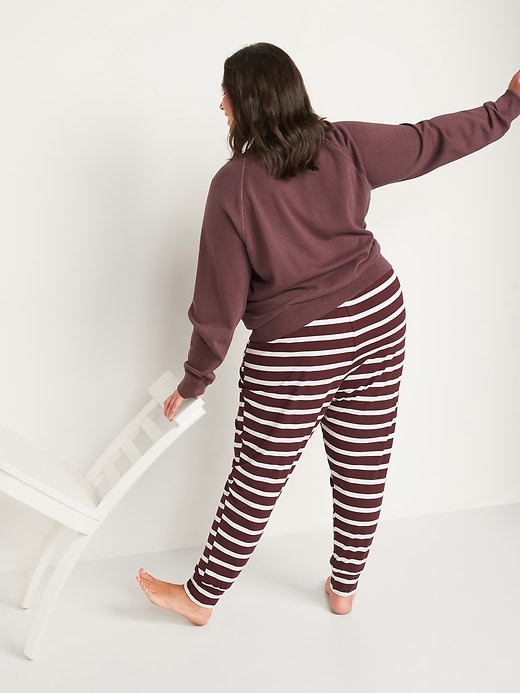 Image number 8 showing, High-Waisted Sunday Sleep Ultra-Soft Jogger Pajama Pants