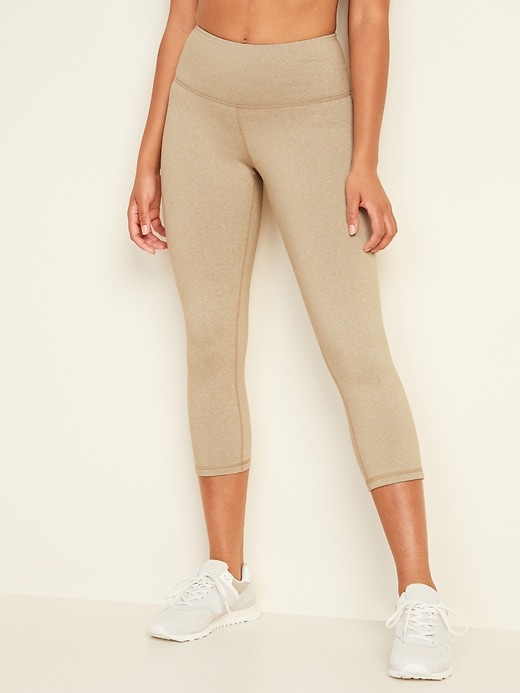 Image number 3 showing, High-Waisted CozeCore Crop Leggings for Women