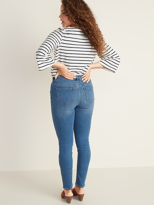 Image number 2 showing, Mid-Rise Pop Icon Skinny Jeans for Women