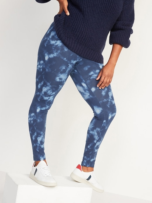 Voir une image plus grande du produit 1 de 1. Legging à imprimé à taille haute longueur cheville pour Femme