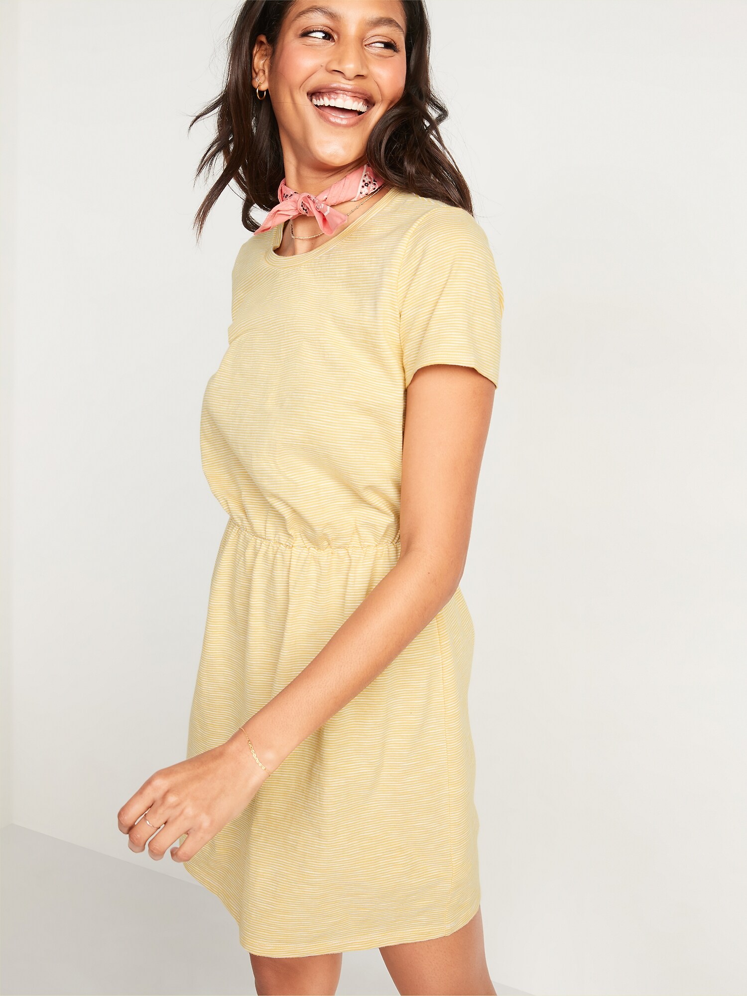 Old navy slub hot sale knit tee dress