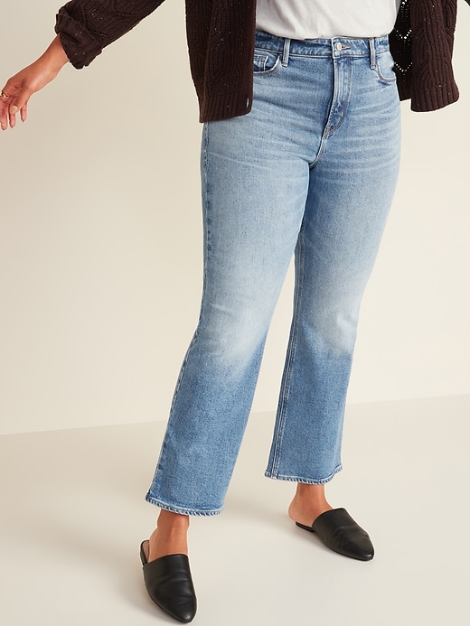 Old navy ankle shops flare jeans