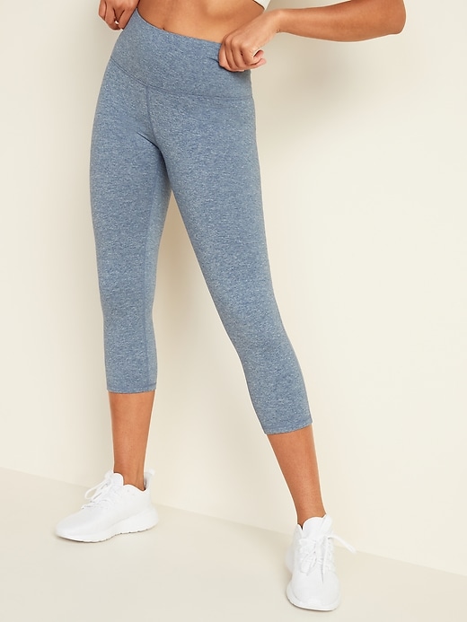 Image number 7 showing, High-Waisted CozeCore Crop Leggings for Women