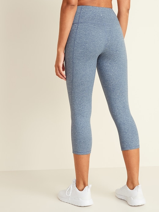 Image number 8 showing, High-Waisted CozeCore Crop Leggings for Women