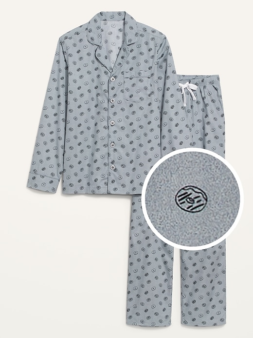 Image number 4 showing, Poplin Pajama Set for Men
