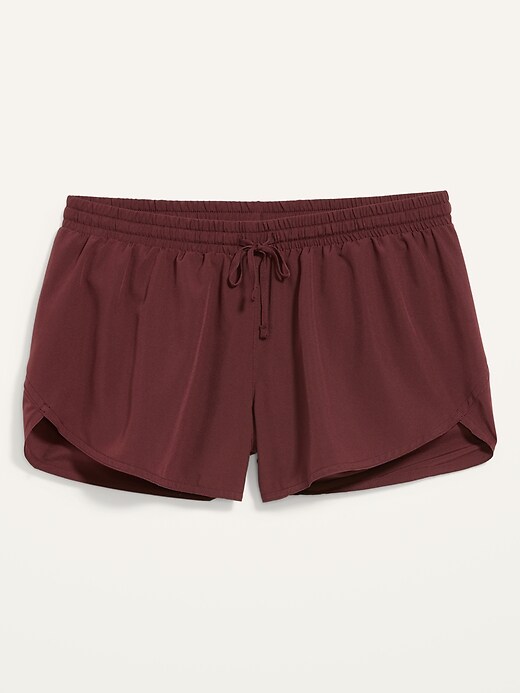 Image number 4 showing, Mid-Rise Dolphin-Hem Run Shorts for Women -- 3-inch inseam