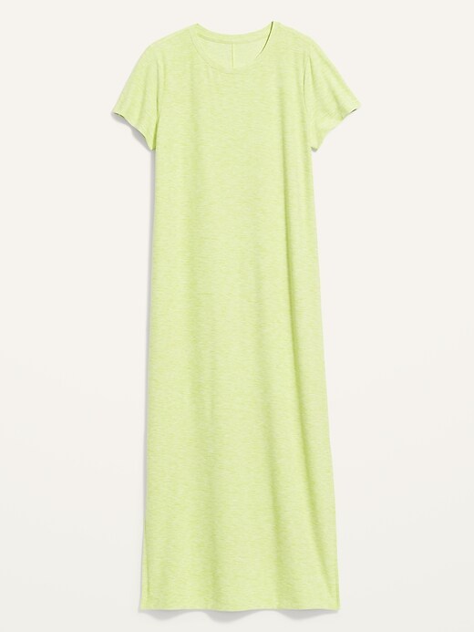 Image number 4 showing, Short-Sleeve Breathe ON Maxi T-Shirt Shift Dress