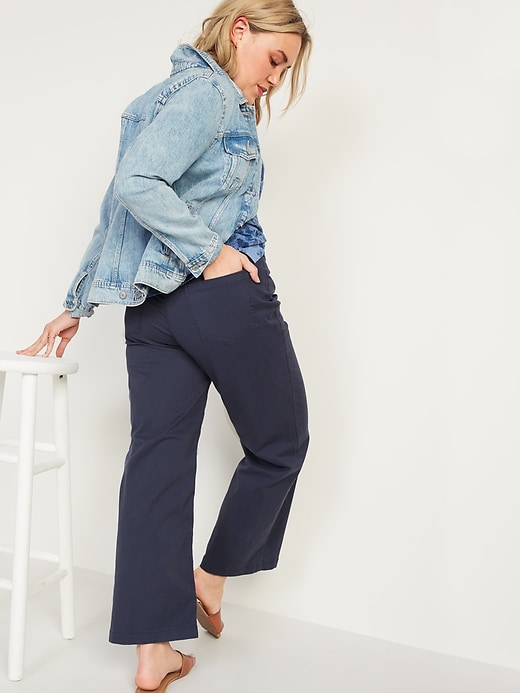 Image number 2 showing, Extra High-Waisted Wide-Leg Pants for Women