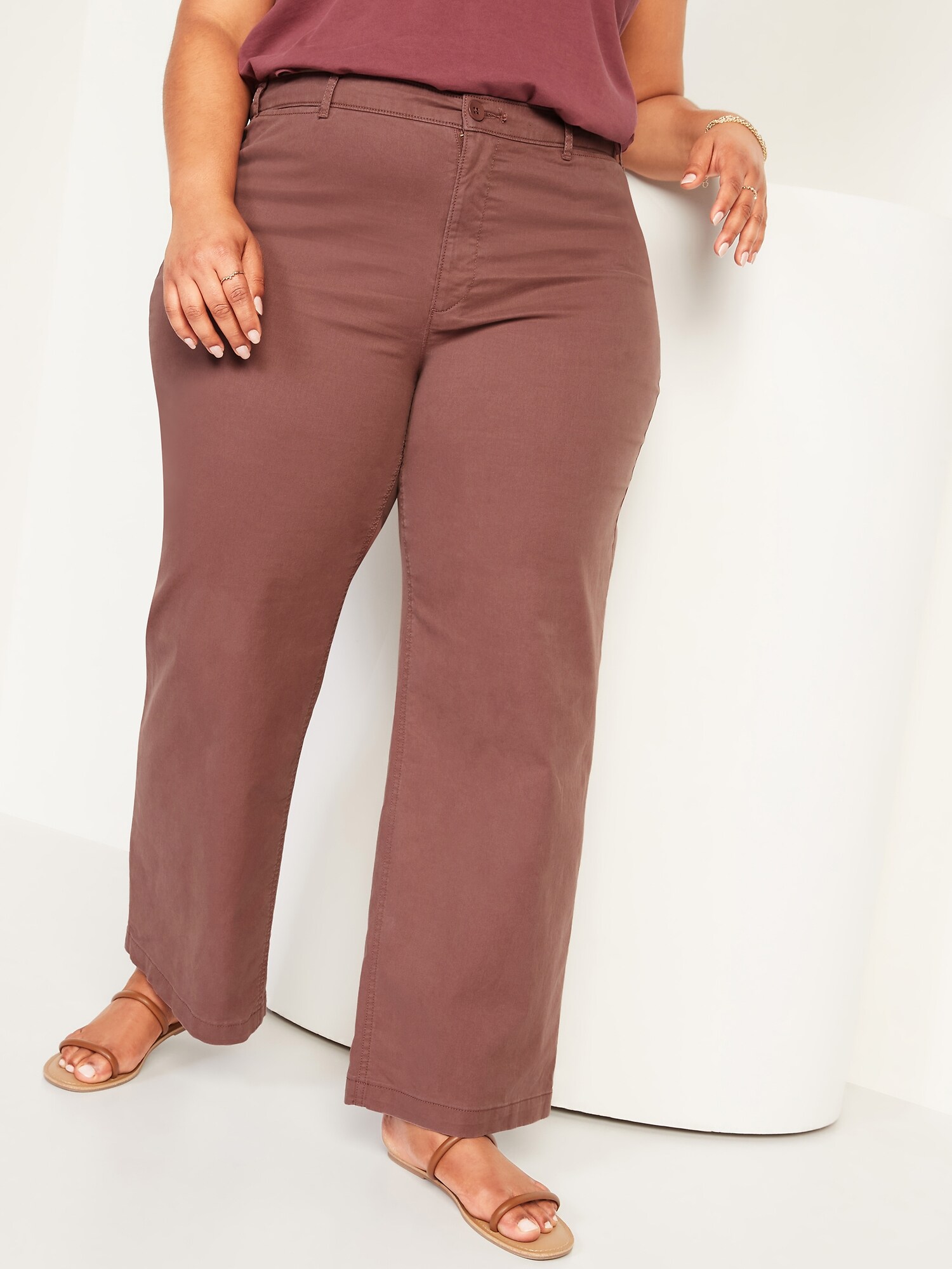 Extra High-Waisted Wide-Leg Pants for Women