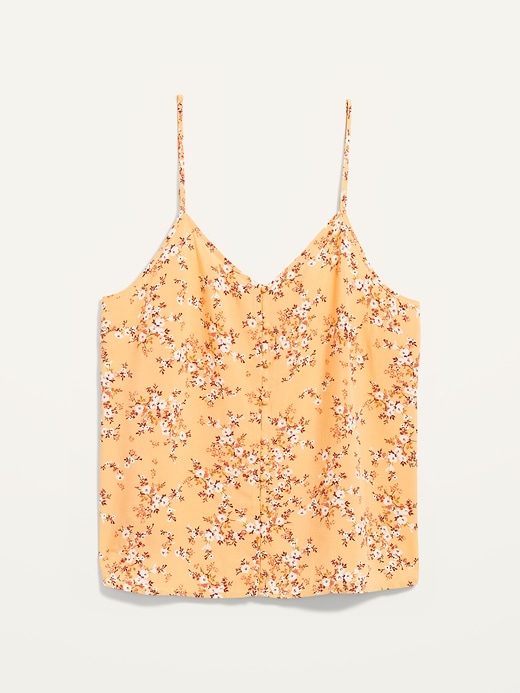 View large product image 2 of 2. Floral Button-Down Cami Top for Women