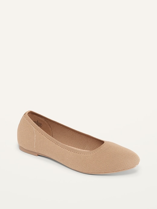 Old Navy - Knit Almond-Toe Ballet Flats For Women