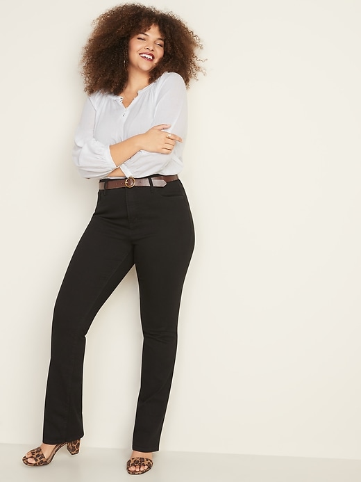 Image number 3 showing, High-Waisted Kicker Boot-Cut Jeans For Women