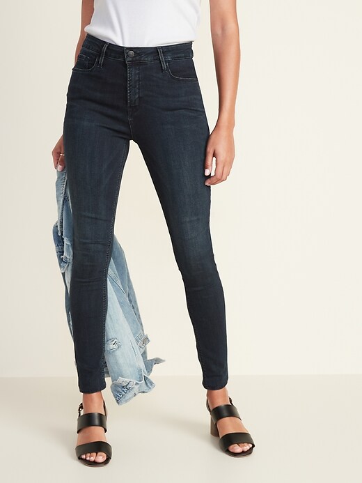 Image number 5 showing, High-Waisted Rockstar Super Skinny Jeans For Women