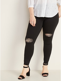 Distressed Rockstar Jeggings for Women