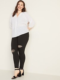 Distressed Rockstar Jeggings for Women 