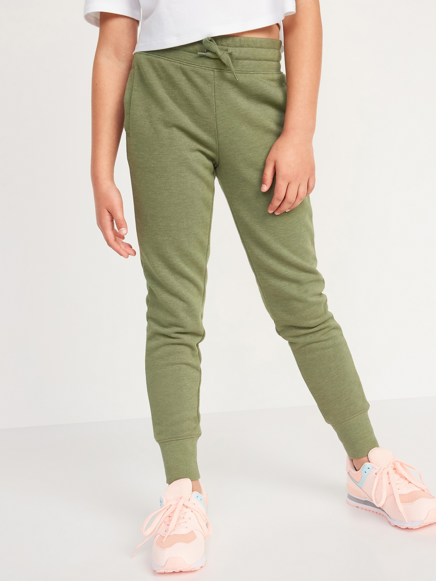 Vintage High-Waisted Jogger Sweatpants 