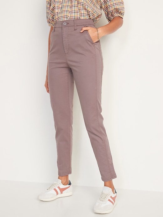 Image number 5 showing, High-Waisted O.G. Straight Chino Pants for Women