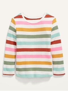 Unisex Long-Sleeve Printed Thermal T-Shirt for Toddler
