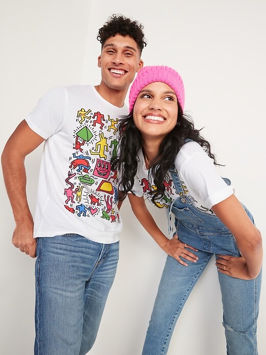 View large product image 1 of 1. Keith Haring&#153 Graphic T-Shirt