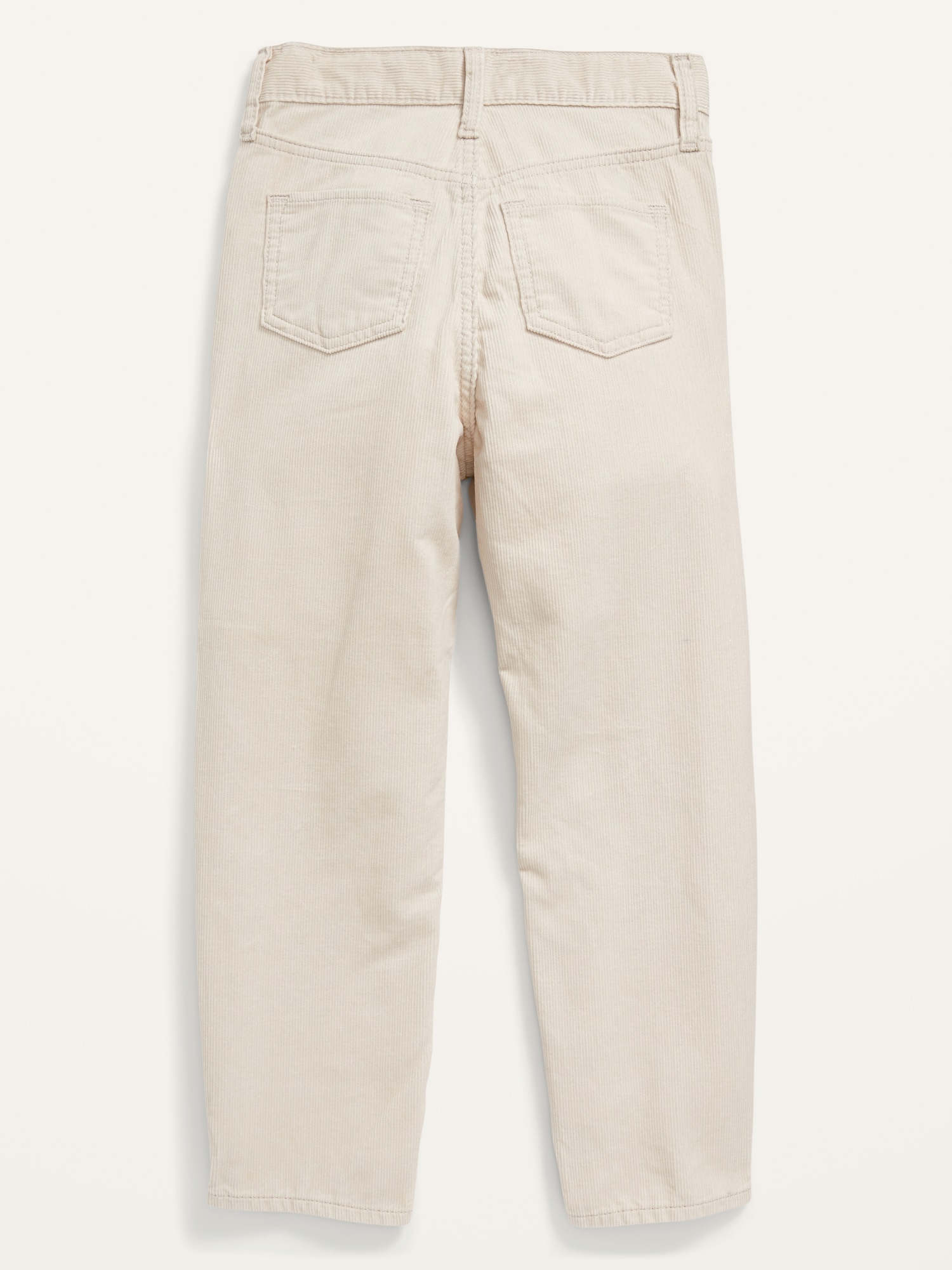 High-Waisted Slouchy Straight Corduroy 