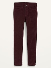 View large product image 3 of 4. High-Waisted Rockstar Super Skinny Corduroy Jeggings for Girls