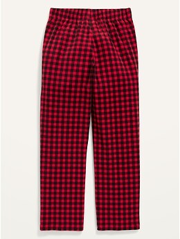 Micro Fleece Straight Pajama Pants 