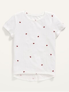 Short-Sleeve Softest Printed T-Shirt for Girls