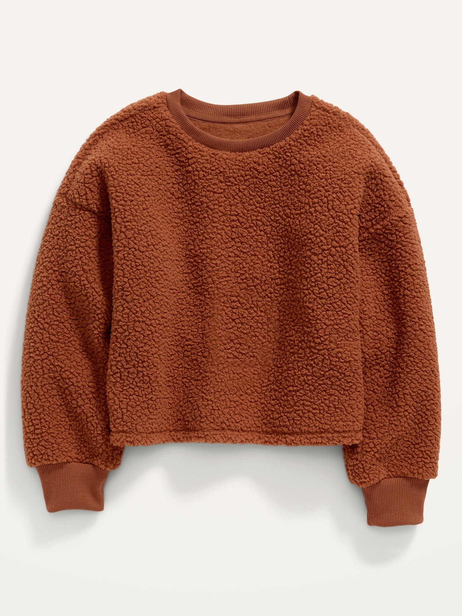 Girls hot sale sherpa pullover