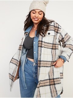 plaid jacket womens old navy