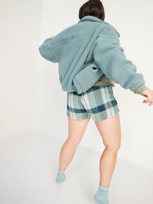 Image number 2 showing, Matching Flannel Pajama Shorts -- 2.5-inch inseam