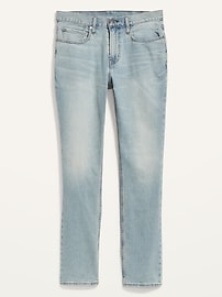 Straight Built-In Flex Light-Wash Jeans For Men