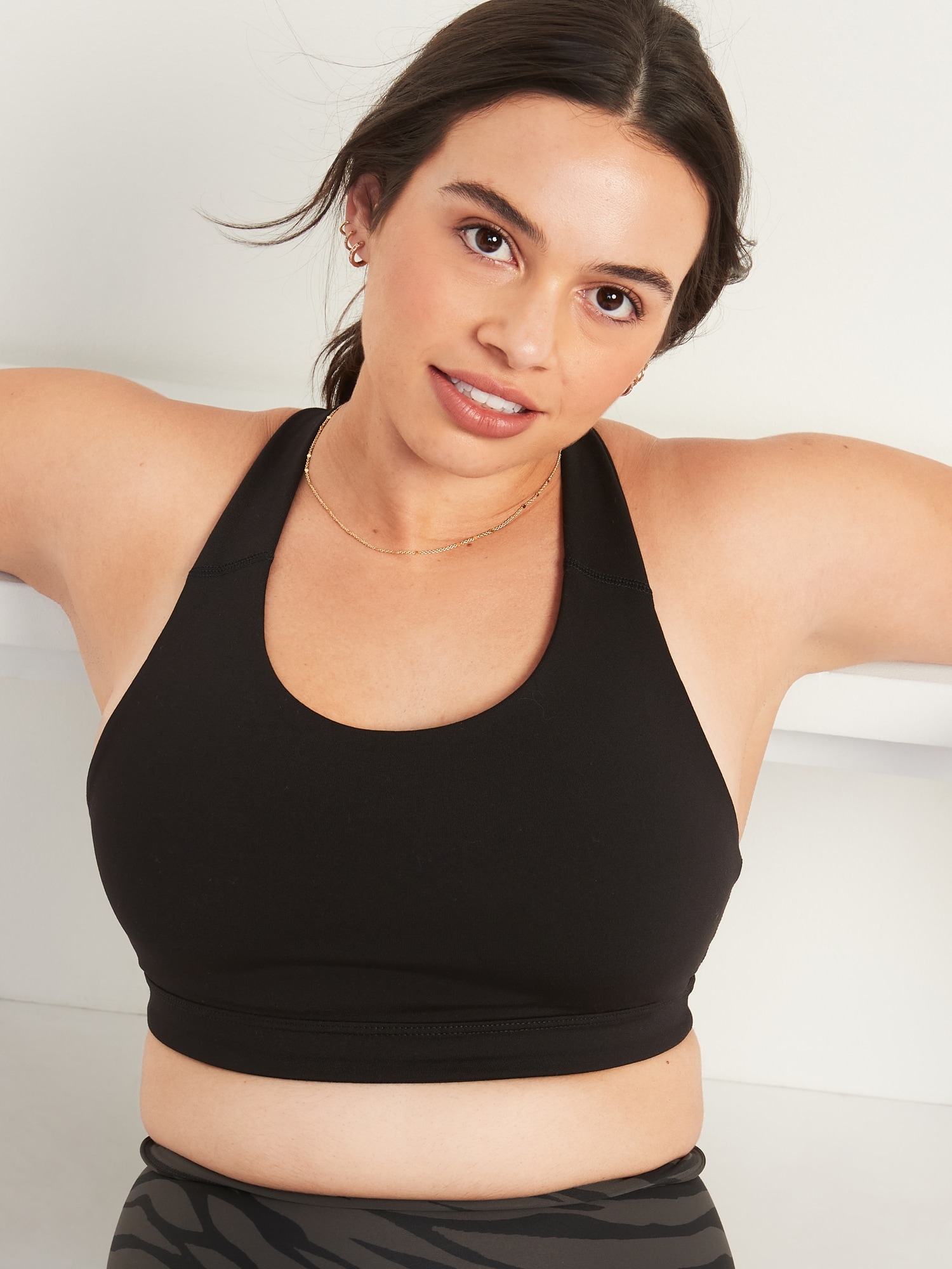 Strappy Sports Bra for Women Padded Medium Support Plus Size Workout Crop  Top Seamless Medium Impact Yoga Bras (Color : Green, Size : Medium) :  : Clothing, Shoes & Accessories