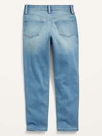 View large product image 3 of 3. High-Waisted Button-Fly Built-In Warm O.G. Straight Jeans for Girls