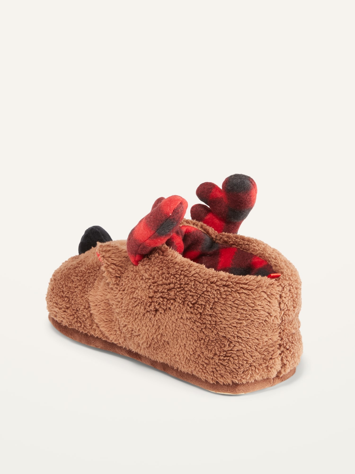 faux fur kids slippers