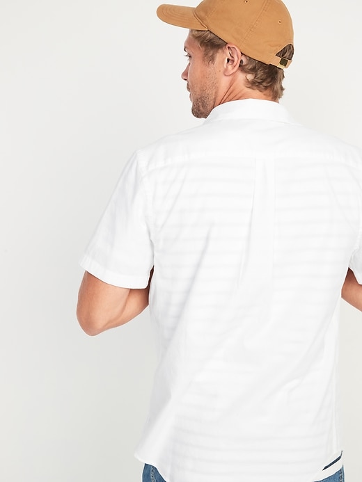Chemise oxford de tous les jours à manches courtes avec Built-In Flex pour homme