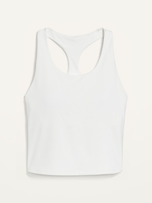 Image number 4 showing, PowerSoft Cropped Shelf-Bra Tank Top for Women