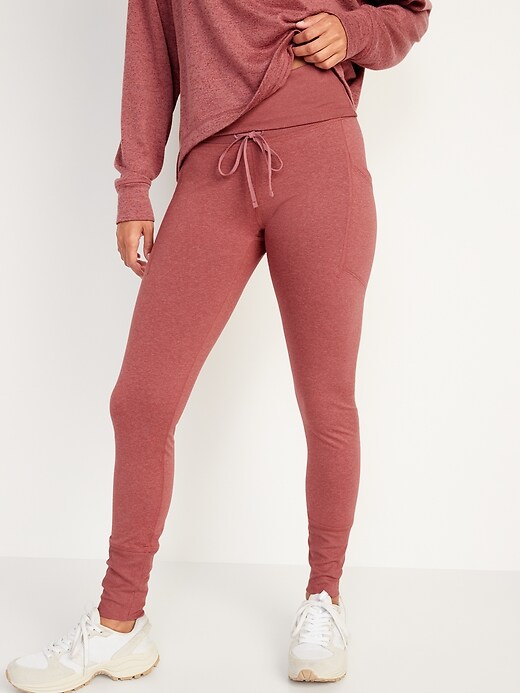 Image number 5 showing, High-Waisted CozeCore Side-Pocket Jogger Leggings for Women
