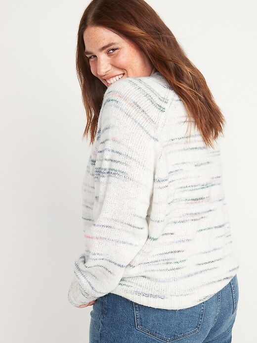 Image number 2 showing, Slouchy Crew-Neck Sweater for Women