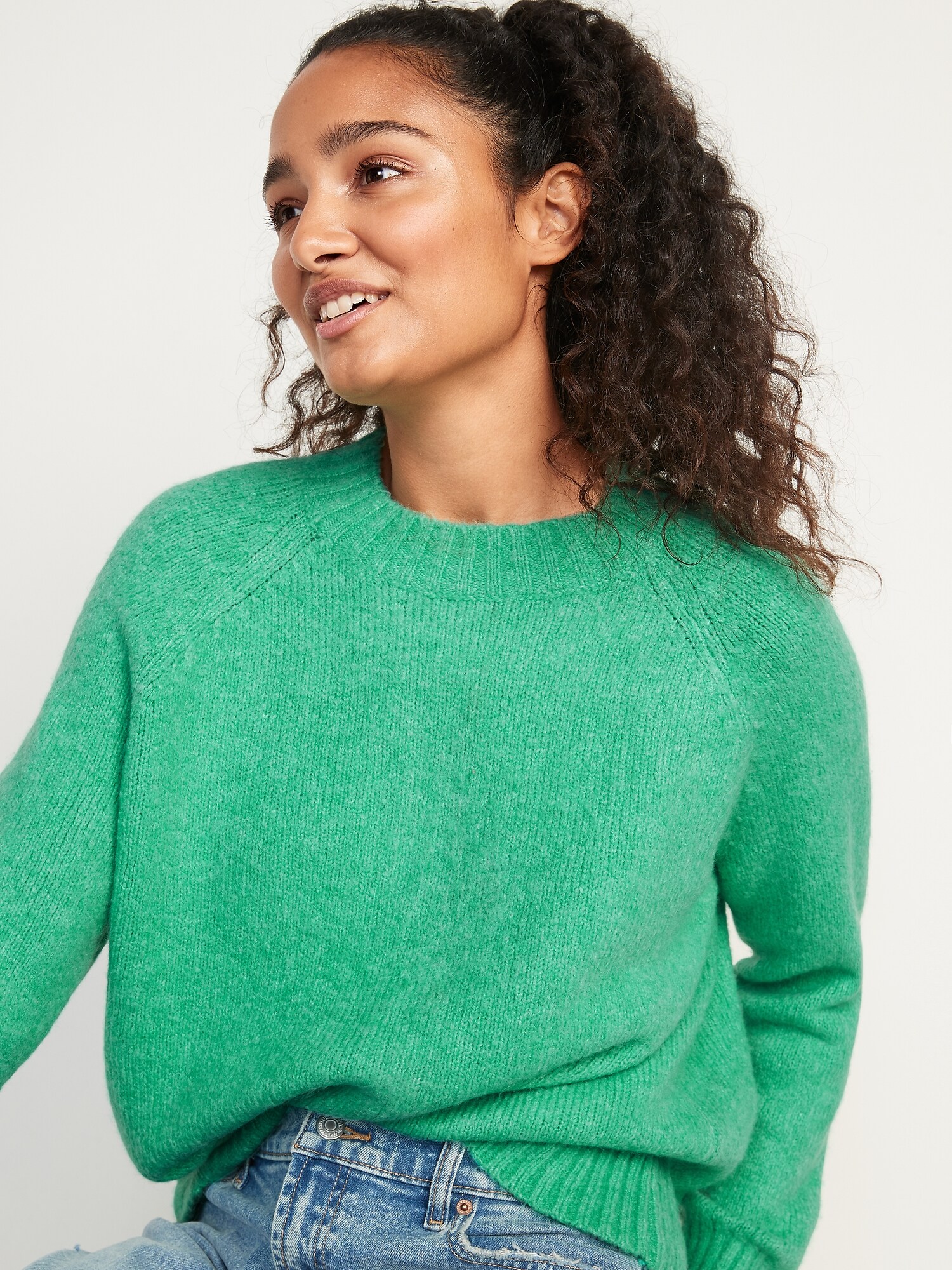 old navy green sweater