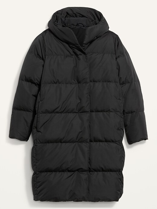 old navy long puffer coat