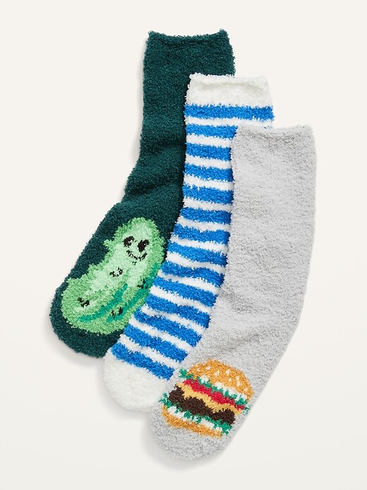 Old Navy Cozy Socks 3-Pack for Men. 1