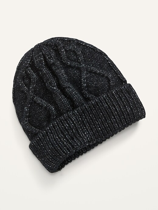 View large product image 1 of 2. Cable-Knit Beanie for Women