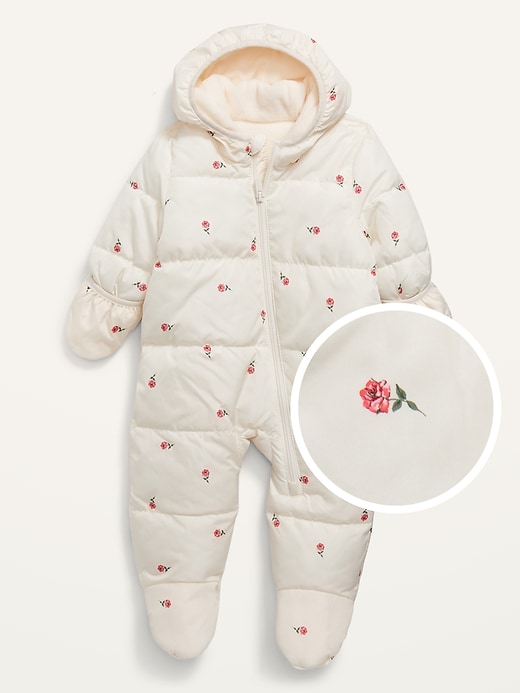 View large product image 1 of 3. Unisex Frost-Free Hooded Snowsuit for Baby